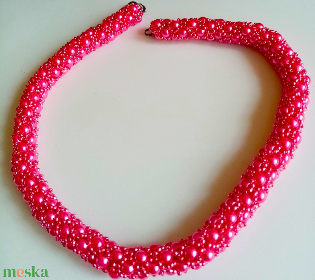 AMBASSADOR NYAKLÁNC - METÁL PINK - ékszer - nyaklánc - gyöngyös nyaklánc - Meska.hu AMBASSADOR NYAKLÁNC - METÁL PINK - ékszer - nyaklánc - gyöngyös nyaklánc - Meska.hu