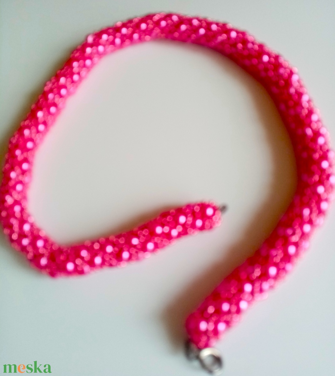 AMBASSADOR NYAKLÁNC - METÁL PINK - ékszer - nyaklánc - gyöngyös nyaklánc - Meska.hu AMBASSADOR NYAKLÁNC - METÁL PINK - ékszer - nyaklánc - gyöngyös nyaklánc - Meska.hu