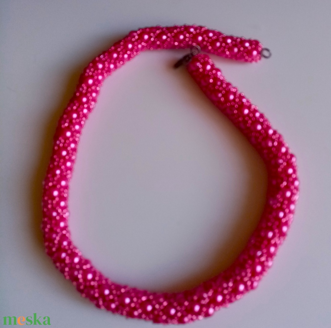 AMBASSADOR NYAKLÁNC - METÁL PINK - ékszer - nyaklánc - gyöngyös nyaklánc - Meska.hu AMBASSADOR NYAKLÁNC - METÁL PINK - ékszer - nyaklánc - gyöngyös nyaklánc - Meska.hu