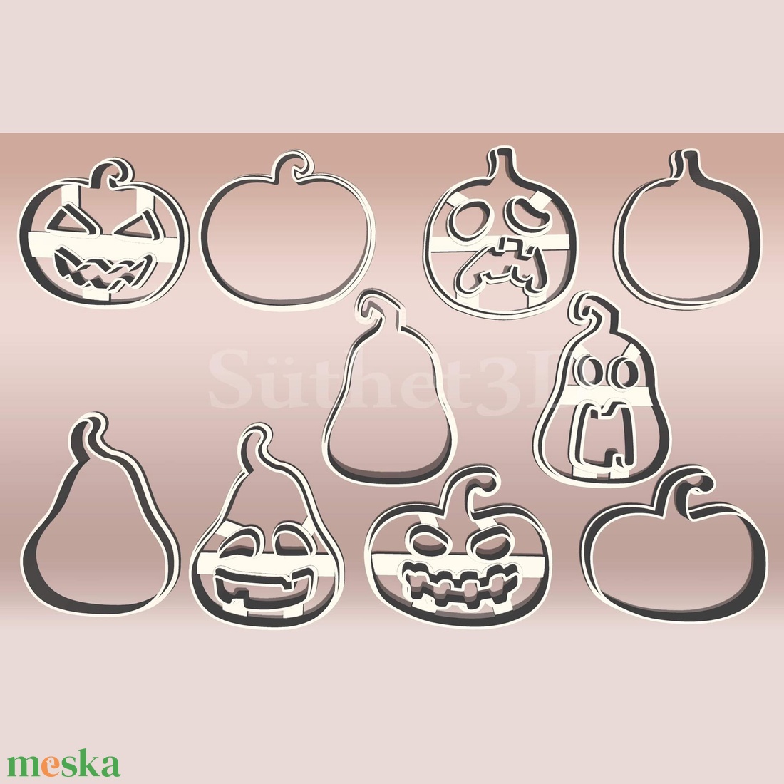 Halloween Sütikiszúró szett (5 db-os) - otthon & életmód - dekoráció - halloween - halloweeni sütikiszúrók - Meska.hu Halloween Sütikiszúró szett (5 db-os) - otthon & életmód - dekoráció - halloween - halloweeni sütikiszúrók - Meska.hu