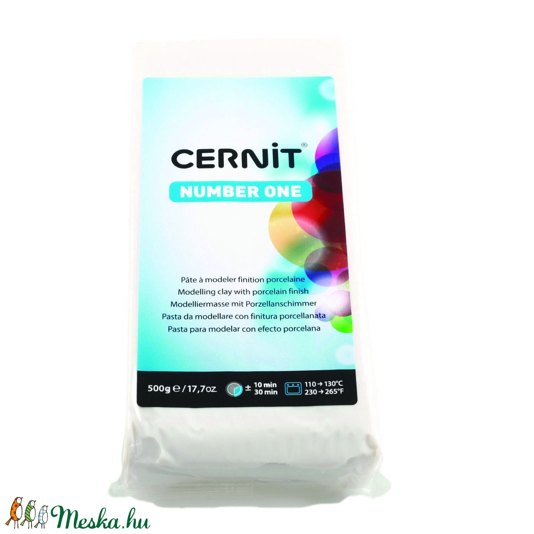 Cernit number one süthető gyurma 500g valódi kék - kellékek & szerszámok - gyurma - kiégethető gyurma - Meska.hu