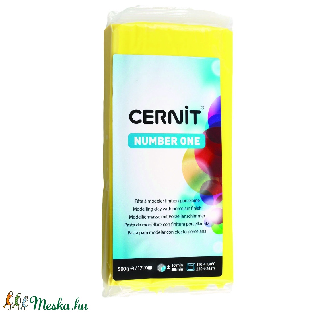 Cernit number one süthető gyurma 500g valódi kék - kellékek & szerszámok - gyurma - kiégethető gyurma - Meska.hu