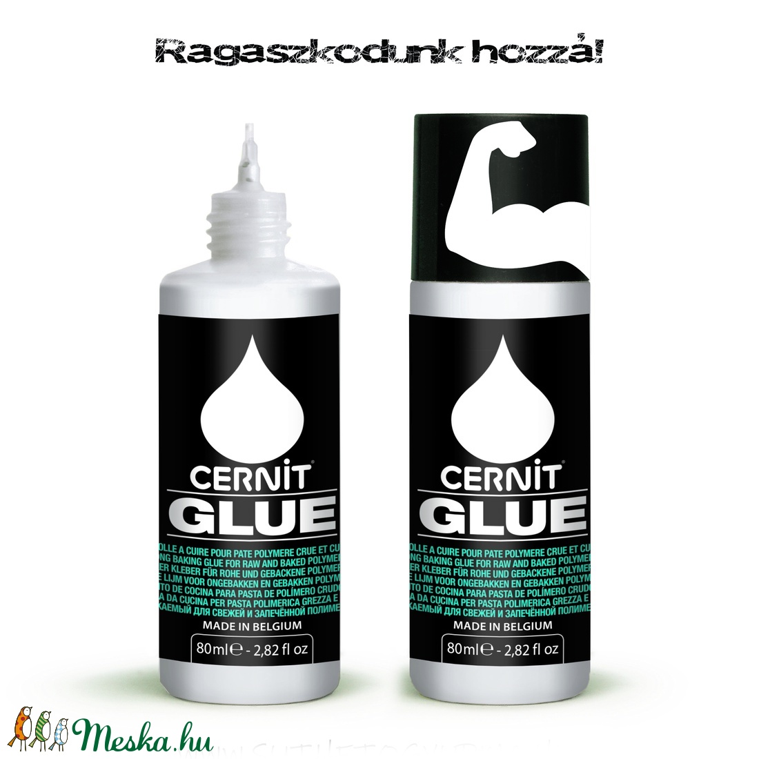 Cernit süthető gyurma ragasztó 80ml - kellékek & szerszámok - gyurma - kiégethető gyurma - Meska.hu