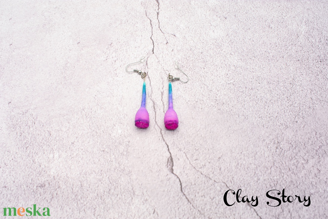 Mákgubó magenta fülbevaló ékszergyurmából/Polymer clay mák füli - ékszer - fülbevaló - lógó fülbevaló - Meska.hu Mákgubó magenta fülbevaló ékszergyurmából/Polymer clay mák füli - ékszer - fülbevaló - lógó fülbevaló - Meska.hu