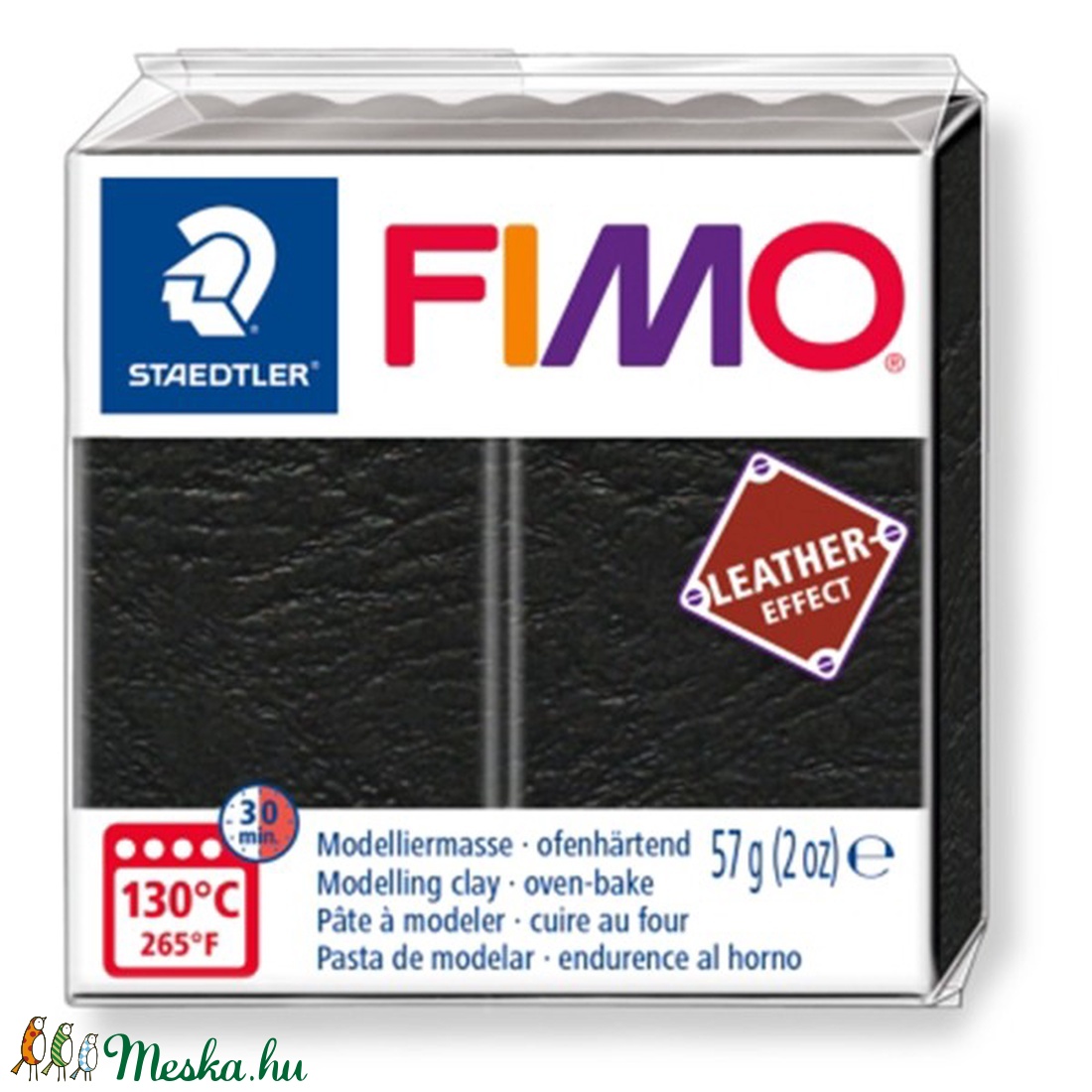 Fimo effect bőr fekete 57 - kellékek & szerszámok - gyurma - Meska.hu Fimo effect bőr fekete 57 - kellékek & szerszámok - gyurma - Meska.hu