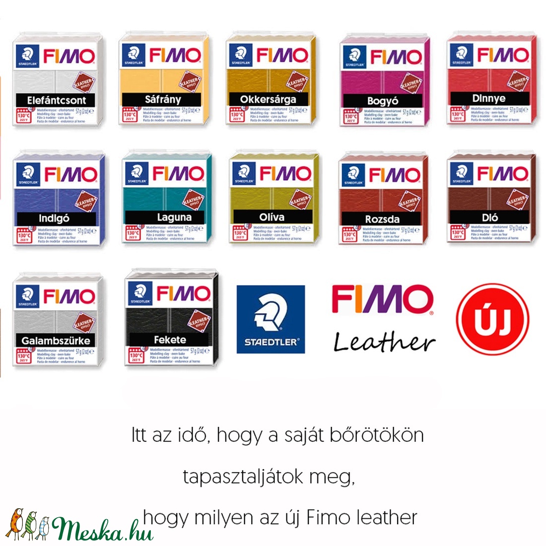 Fimo effect bőr fekete 57 - kellékek & szerszámok - gyurma - Meska.hu Fimo effect bőr fekete 57 - kellékek & szerszámok - gyurma - Meska.hu