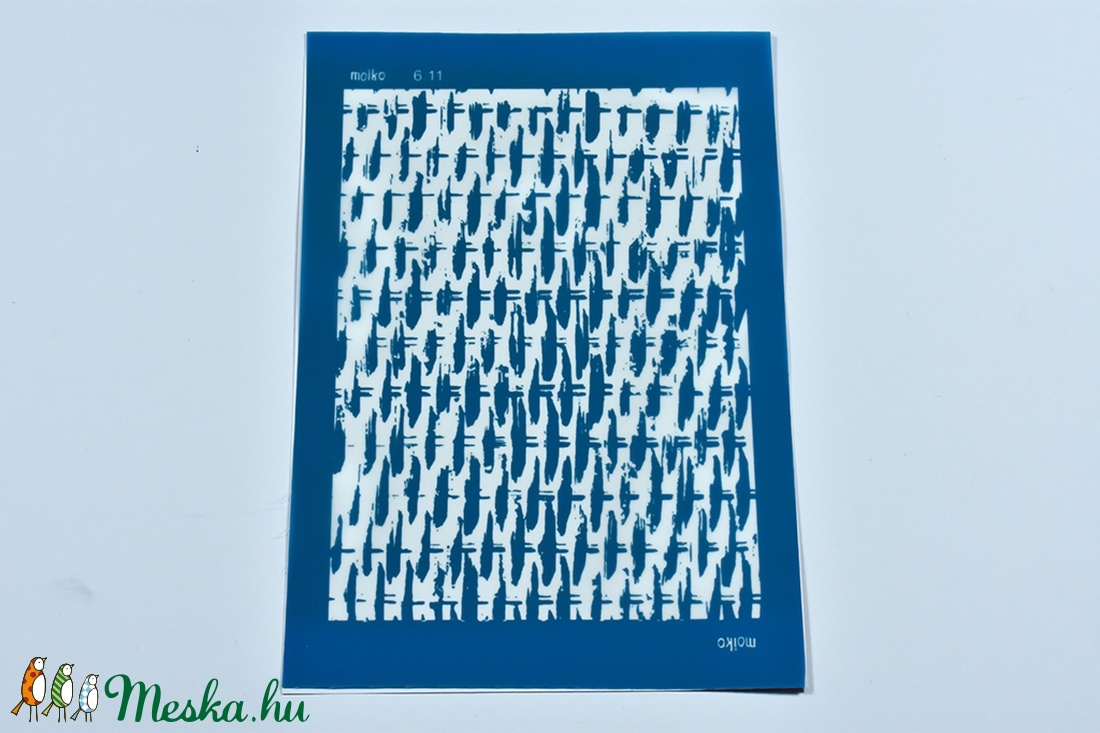 Moiko silk screen(selyem sablon) 6.11  - kellékek & szerszámok - gyurma - kiégethető gyurma - Meska.hu