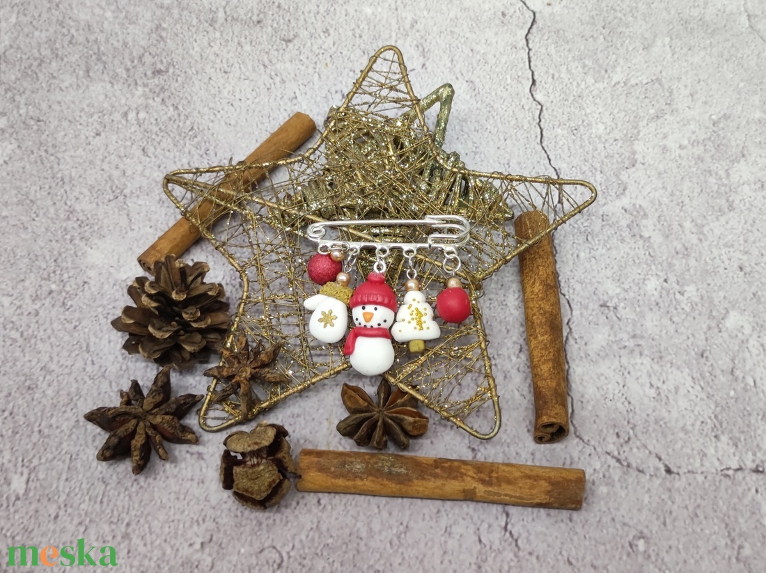 Karácsonyi kitűző süthető gyurmából /Télapó bross polymer clay-ből - ékszer - kitűző és bross - kitűző - Meska.hu Karácsonyi kitűző süthető gyurmából /Télapó bross polymer clay-ből - ékszer - kitűző és bross - kitűző - Meska.hu