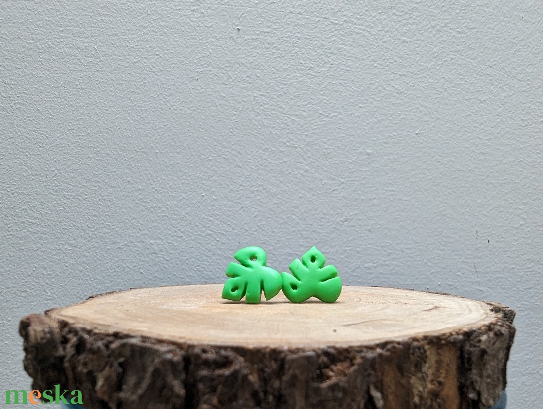 Cukorka színü trópusi levél bedugós polymer clay fülbevaló/ pasztell színű monster leaf süthető gyurma füli - ékszer - fülbevaló - pötty fülbevaló - Meska.hu Cukorka színü trópusi levél bedugós polymer clay fülbevaló/ pasztell színű monster leaf süthető gyurma füli - ékszer - fülbevaló - pötty fülbevaló - Meska.hu