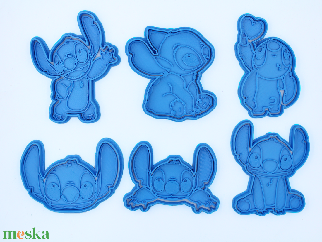 STITCH sütikszúró szett a Lilo és Stitch filmből - otthon & életmód - konyhafelszerelés, tálalás - sütés, főzés - sütikiszúró - Meska.hu STITCH sütikszúró szett a Lilo és Stitch filmből - otthon & életmód - konyhafelszerelés, tálalás - sütés, főzés - sütikiszúró - Meska.hu