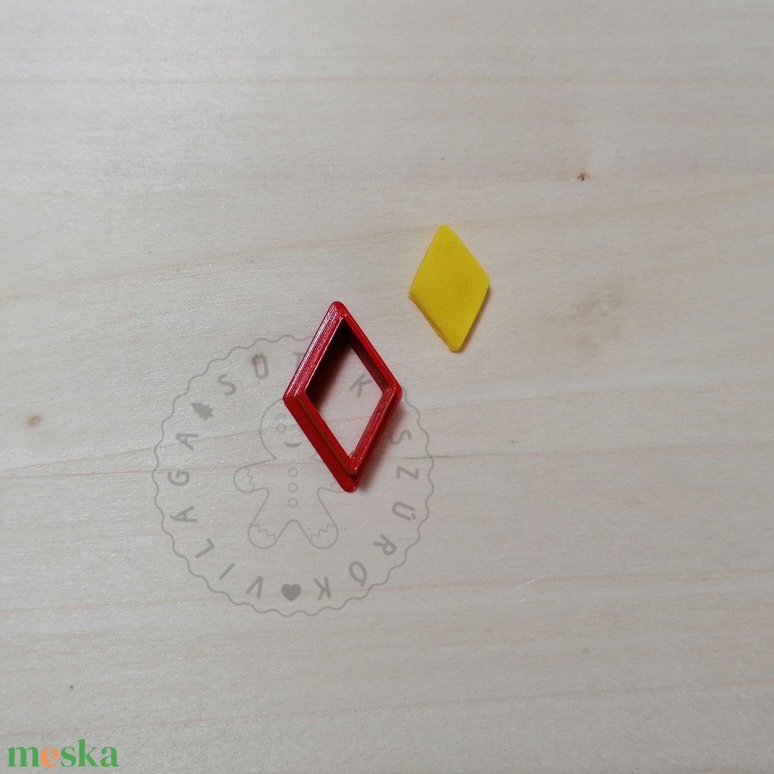 Rombusz alakú süthető gyurma kiszúrók - polymerclay, kiszúró, kellék - otthon & életmód - konyhafelszerelés, tálalás - sütés, főzés - sütikiszúró - Meska.hu Rombusz alakú süthető gyurma kiszúrók - polymerclay, kiszúró, kellék - otthon & életmód - konyhafelszerelés, tálalás - sütés, főzés - sütikiszúró - Meska.hu