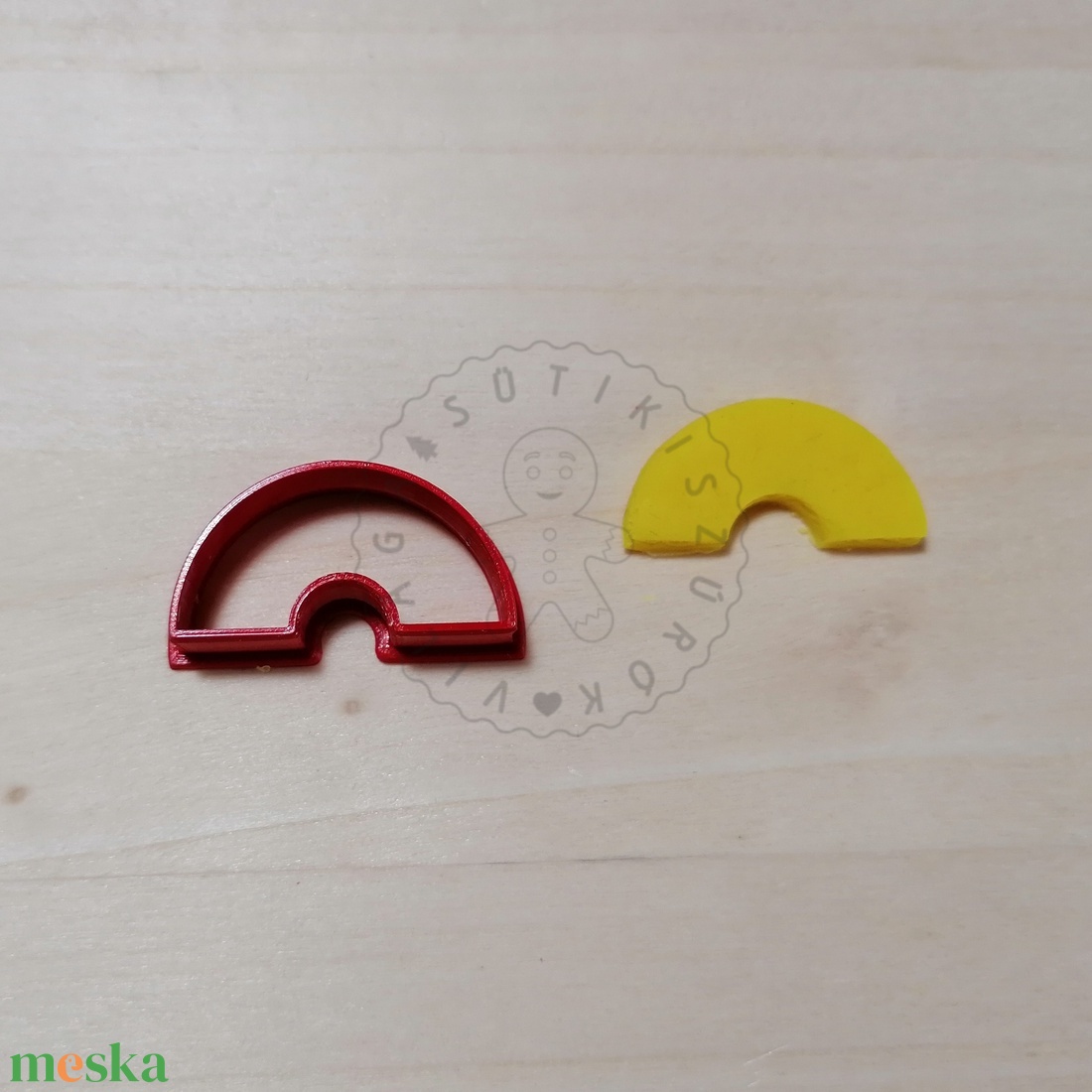 Szivárvány süthető gyurma kiszúrók - polymerclay, kiszúró, kellék - otthon & életmód - konyhafelszerelés, tálalás - sütés, főzés - sütikiszúró - Meska.hu