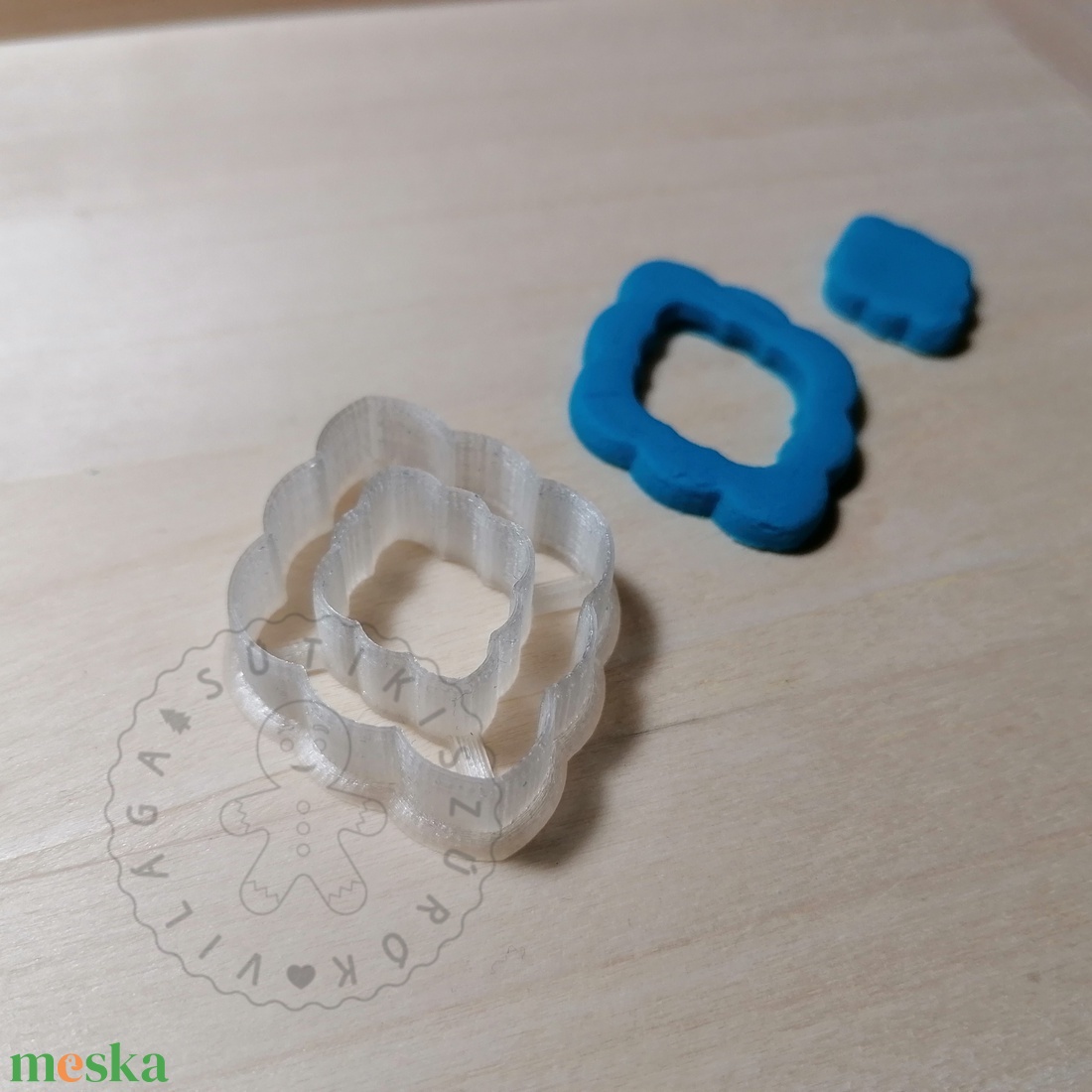 Marokkói gyémánt alakú süthető gyurma kiszúrók (5db) - polymerclay, kiszúró, kellék - otthon & életmód - konyhafelszerelés, tálalás - sütés, főzés - sütikiszúró - Meska.hu