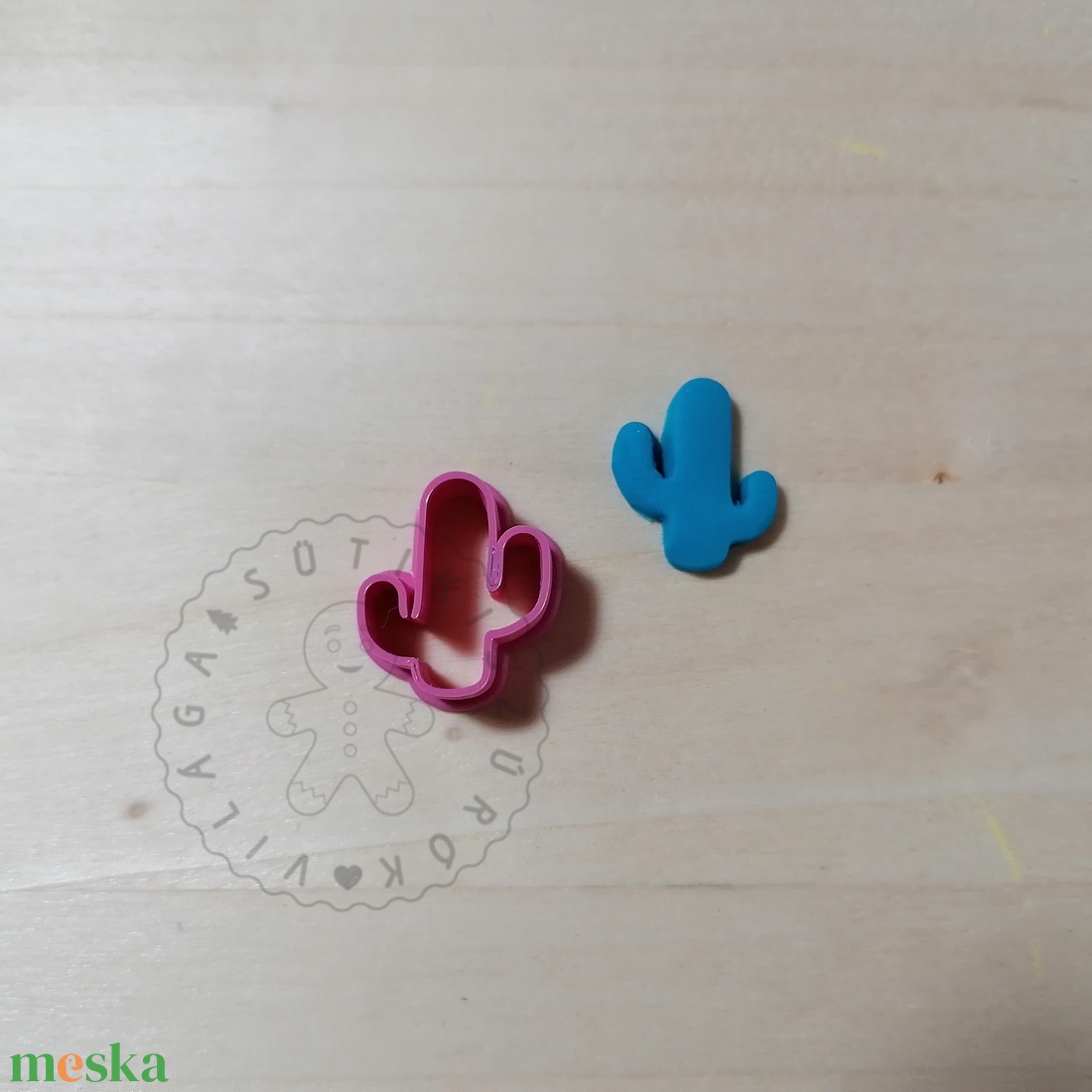 Kaktusz alakú süthető gyurma kiszúrók - polymerclay, kiszúró, kellék - otthon & életmód - konyhafelszerelés, tálalás - sütés, főzés - sütikiszúró - Meska.hu