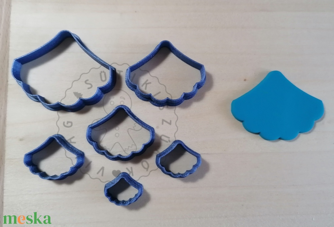 Kagyló alakú levél süthető gyurma kiszúrók (6db) - polymerclay, kiszúró, kellék - otthon & életmód - konyhafelszerelés, tálalás - sütés, főzés - sütikiszúró - Meska.hu Kagyló alakú levél süthető gyurma kiszúrók (6db) - polymerclay, kiszúró, kellék - otthon & életmód - konyhafelszerelés, tálalás - sütés, főzés - sütikiszúró - Meska.hu