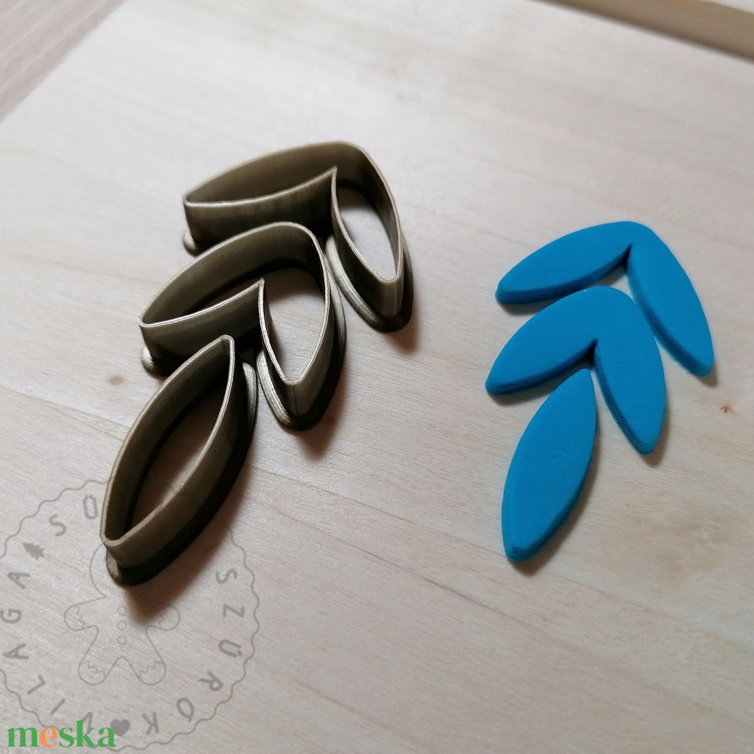 3 részes fülbevaló szett alakú süthető gyurma kiszúrók (3db) - polymerclay, kiszúró, kellék - otthon & életmód - konyhafelszerelés, tálalás - sütés, főzés - sütikiszúró - Meska.hu