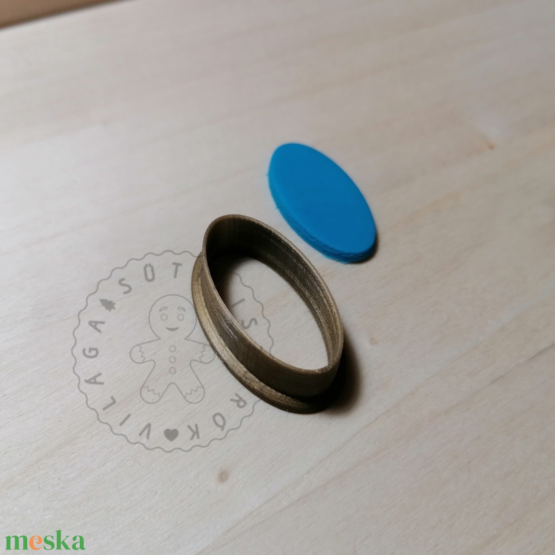 Ovális alakú süthető gyurma kiszúrók (3db) - polymerclay, kiszúró, kellék - otthon & életmód - konyhafelszerelés, tálalás - sütés, főzés - sütikiszúró - Meska.hu