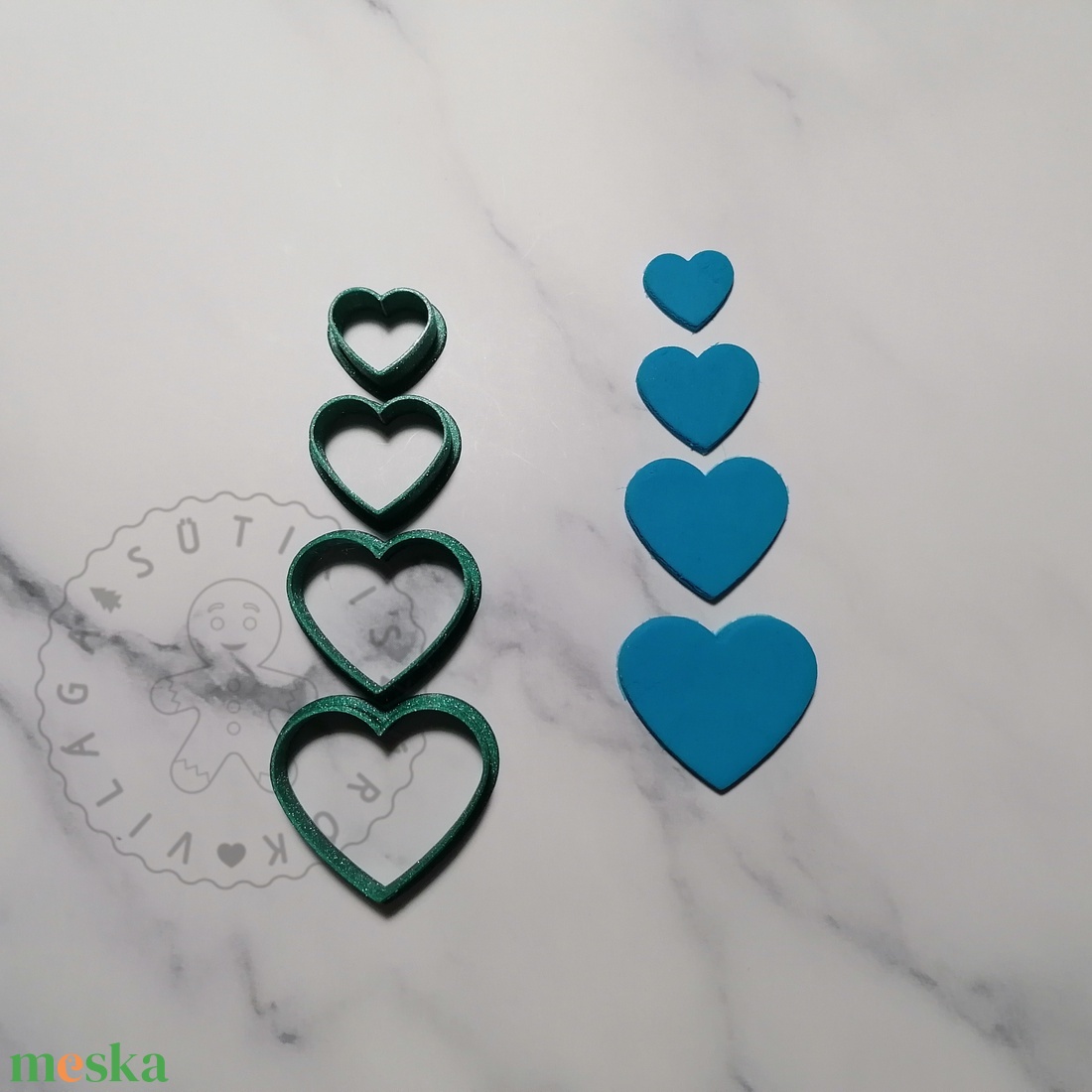 Szív süthető gyurma kiszúrók (4 db) - polymerclay, kiszúró, kellék - otthon & életmód - konyhafelszerelés, tálalás - sütés, főzés - sütikiszúró - Meska.hu Szív süthető gyurma kiszúrók (4 db) - polymerclay, kiszúró, kellék - otthon & életmód - konyhafelszerelés, tálalás - sütés, főzés - sütikiszúró - Meska.hu