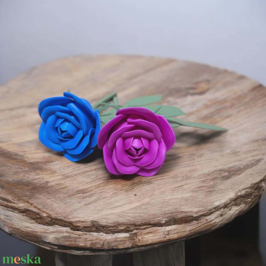 Élethű örök rózsa (Valentin-napra, Nőnapra) - otthon & életmód - dekoráció - virágdísz és tartó - csokor & virágdísz - Meska.hu