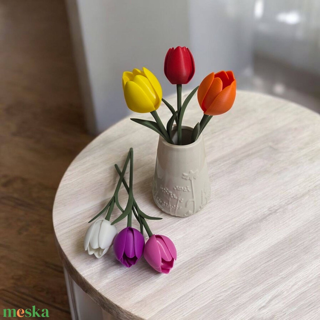 Élethű tulipán (Valentin-napra, Nőnapra) - otthon & életmód - dekoráció - Meska.hu