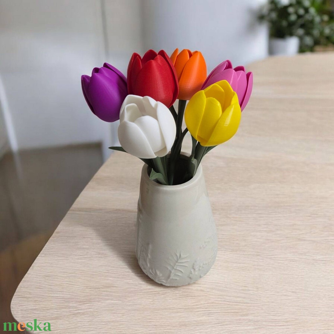 Élethű tulipán (Valentin-napra, Nőnapra) - otthon & életmód - dekoráció - Meska.hu