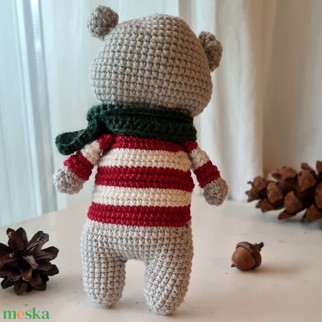 Menta, horgolt öltöztethető maci - játék & sport - plüssállat & játékfigura - maci - Meska.hu