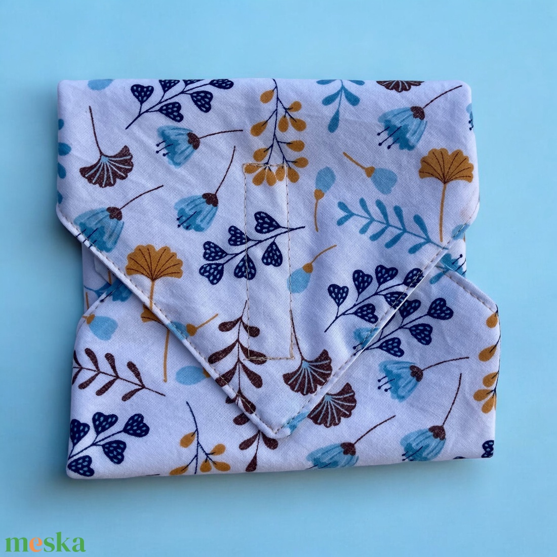 Textil Szalvéta (Szendvics Csomagoló) Floral garden - táska & tok - uzsonna- & ebéd tartó - szendvics csomagoló - Meska.hu