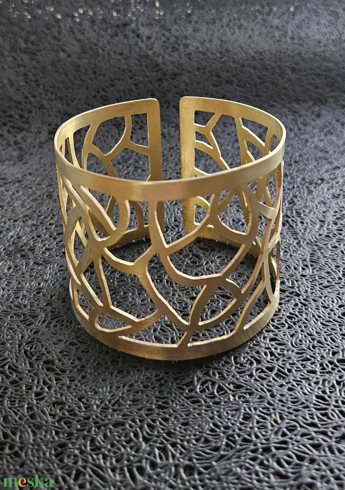 Áttört karperec - széles - ékszer - karkötő - széles karkötő - Meska.hu