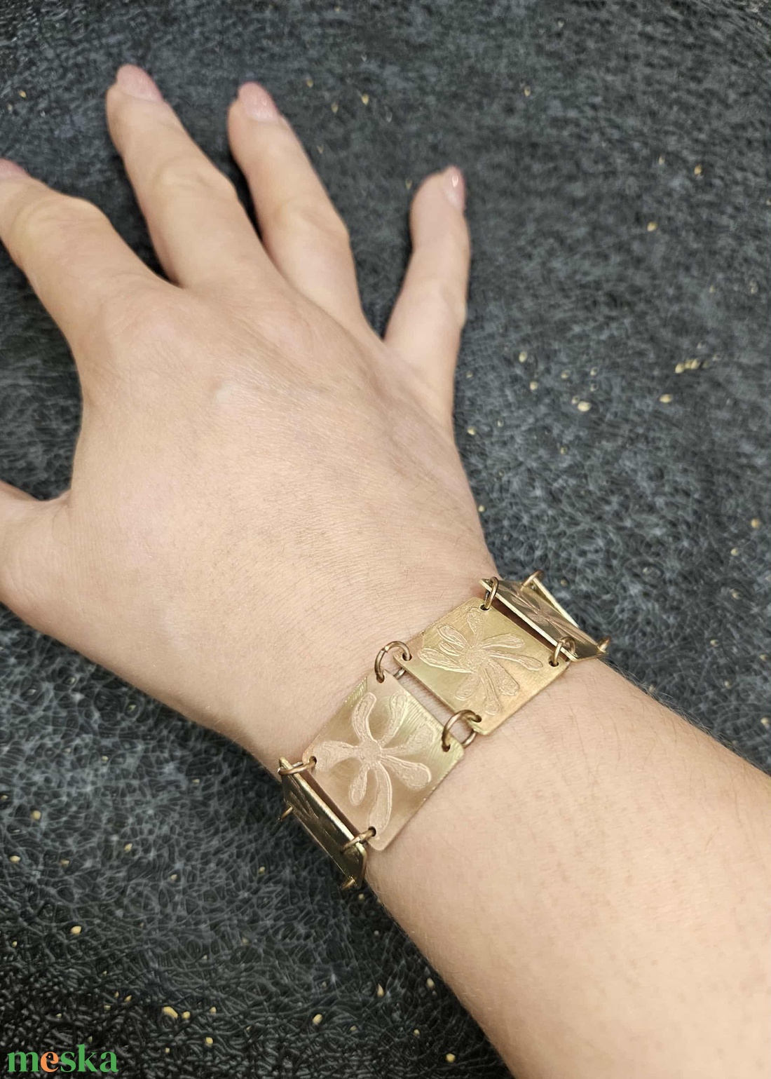 Boho karkötő - paca - ékszer - karkötő - lánc karkötő - Meska.hu