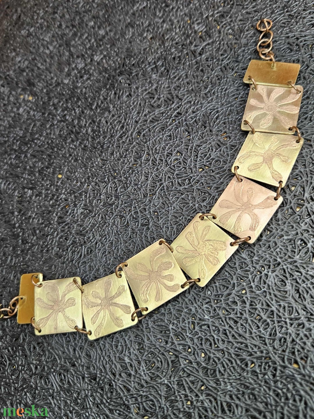 Boho karkötő - paca - ékszer - karkötő - lánc karkötő - Meska.hu