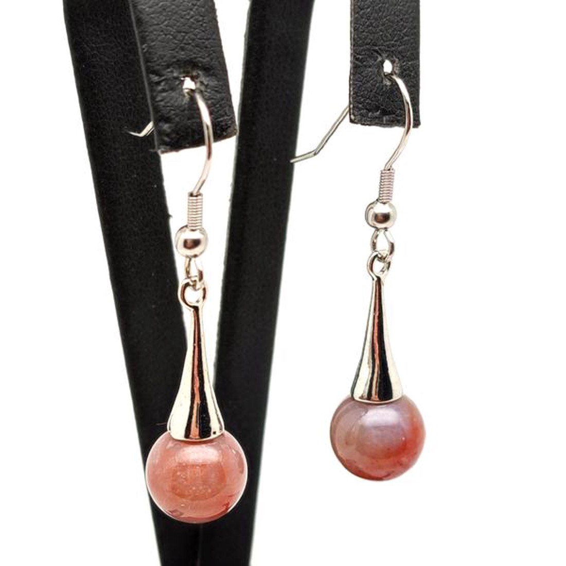 Fülbevaló golyó sardonyx pálcás lógós 10-11mm - ékszer - fülbevaló - lógó fülbevaló - Meska.hu Fülbevaló golyó sardonyx pálcás lógós 10-11mm - ékszer - fülbevaló - lógó fülbevaló - Meska.hu