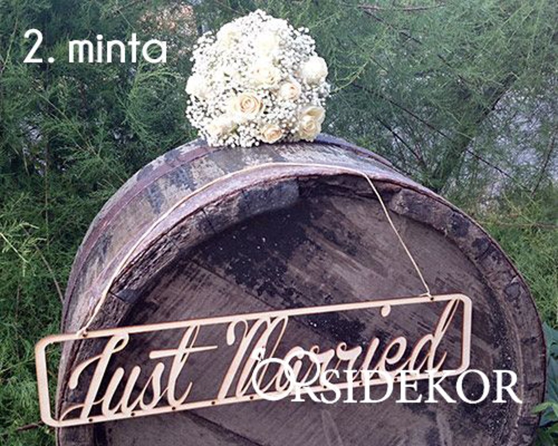 Just Married tábla fából - esküvő - dekoráció - helyszíni dekor - Meska.hu Just Married tábla fából - esküvő - dekoráció - helyszíni dekor - Meska.hu