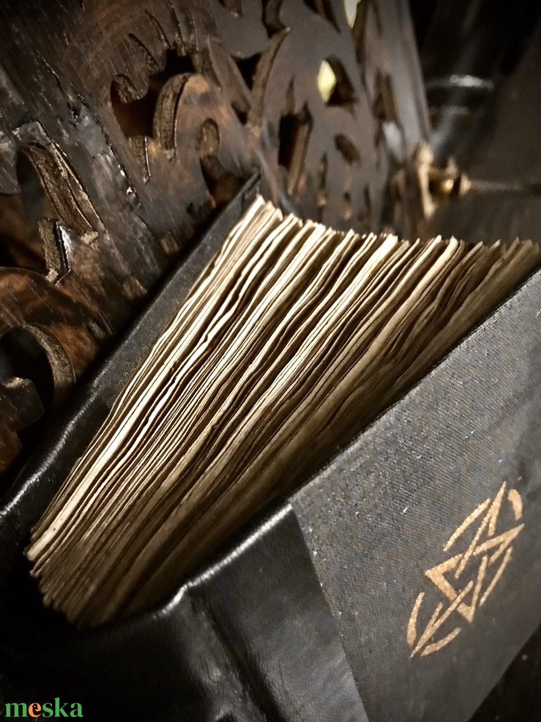 Egyedi napló / Grimoire - otthon & életmód - papír, írószer - jegyzetfüzet & napló - Meska.hu Egyedi napló / Grimoire - otthon & életmód - papír, írószer - jegyzetfüzet & napló - Meska.hu