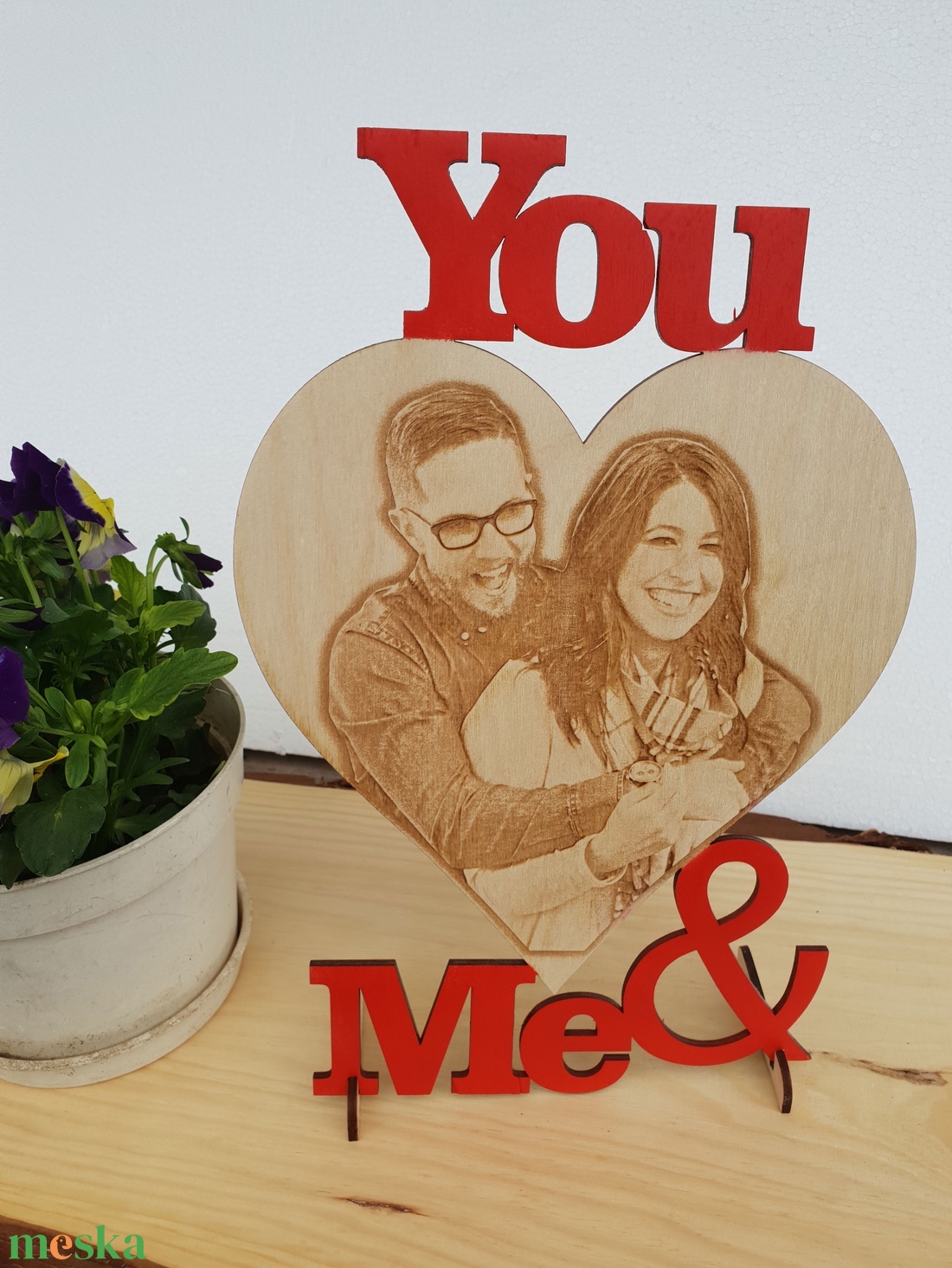 You and Me Felirat Fényképpel Gravírozva A4 méret - esküvő - emlék & ajándék - nászajándék - Meska.hu You and Me Felirat Fényképpel Gravírozva A4 méret - esküvő - emlék & ajándék - nászajándék - Meska.hu