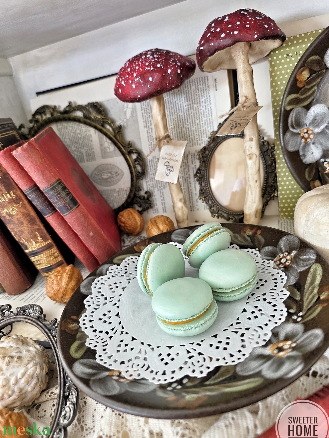 Dekor macaron - otthon & életmód - konyhafelszerelés, tálalás - konyhai dekoráció - konyhai dísz - Meska.hu