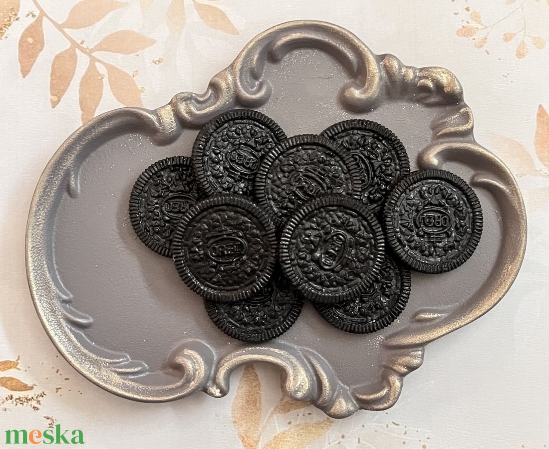 Oreo keksz - kellékek & szerszámok - díszíthető tárgyak - kerámia - Meska.hu