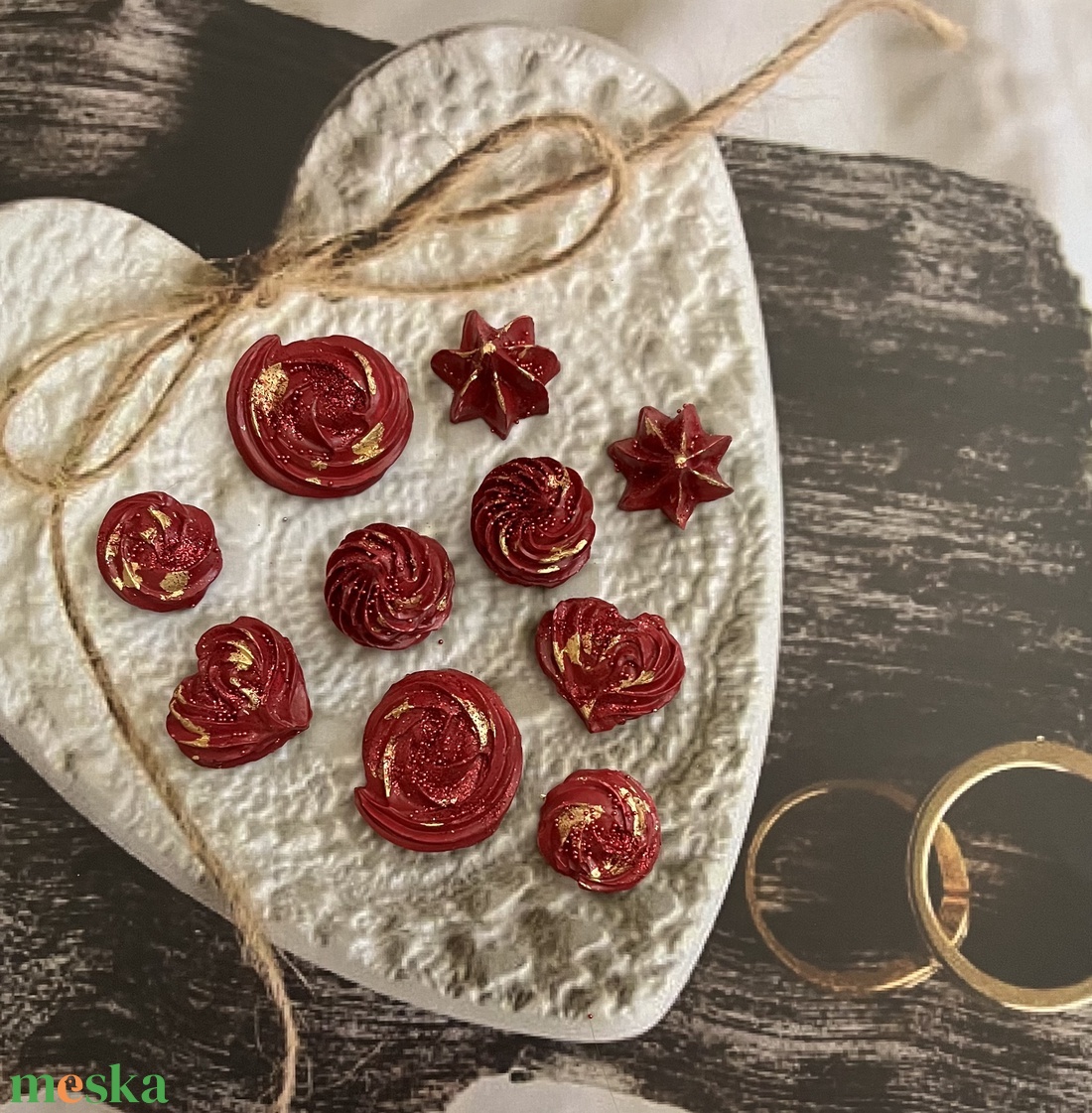 Valentin-napi habcsók - kellékek & szerszámok - díszíthető tárgyak - kerámia - Meska.hu Valentin-napi habcsók - kellékek & szerszámok - díszíthető tárgyak - kerámia - Meska.hu