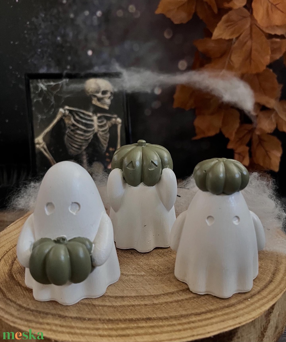 Tökös szellemek - kellékek & szerszámok - díszíthető tárgyak - kerámia - Meska.hu Tökös szellemek - kellékek & szerszámok - díszíthető tárgyak - kerámia - Meska.hu