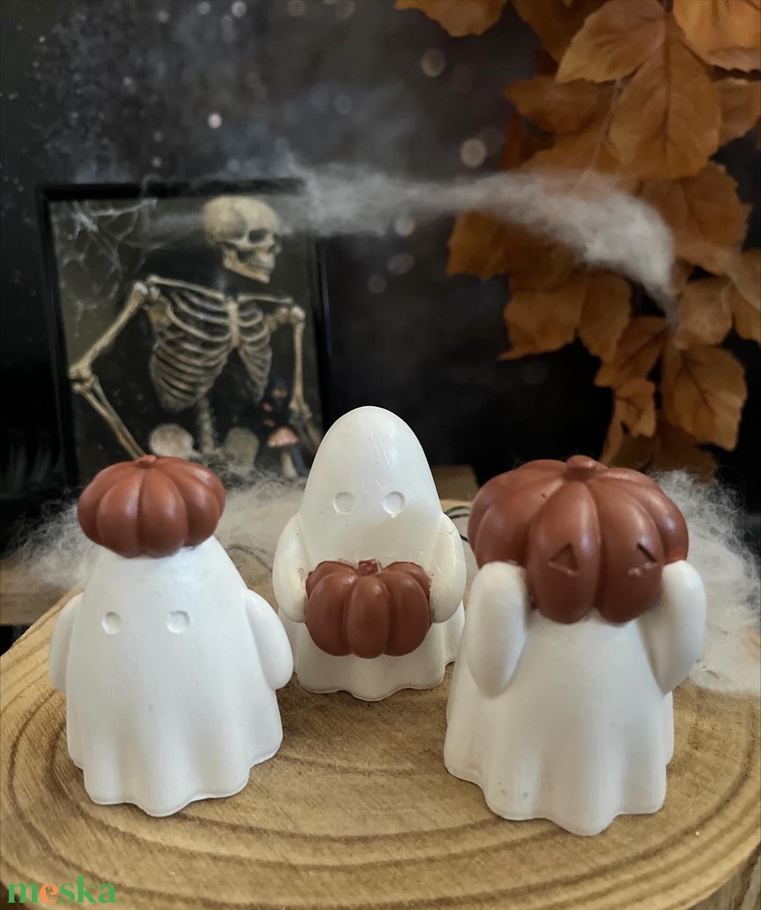 Tökös szellemek - kellékek & szerszámok - díszíthető tárgyak - kerámia - Meska.hu Tökös szellemek - kellékek & szerszámok - díszíthető tárgyak - kerámia - Meska.hu