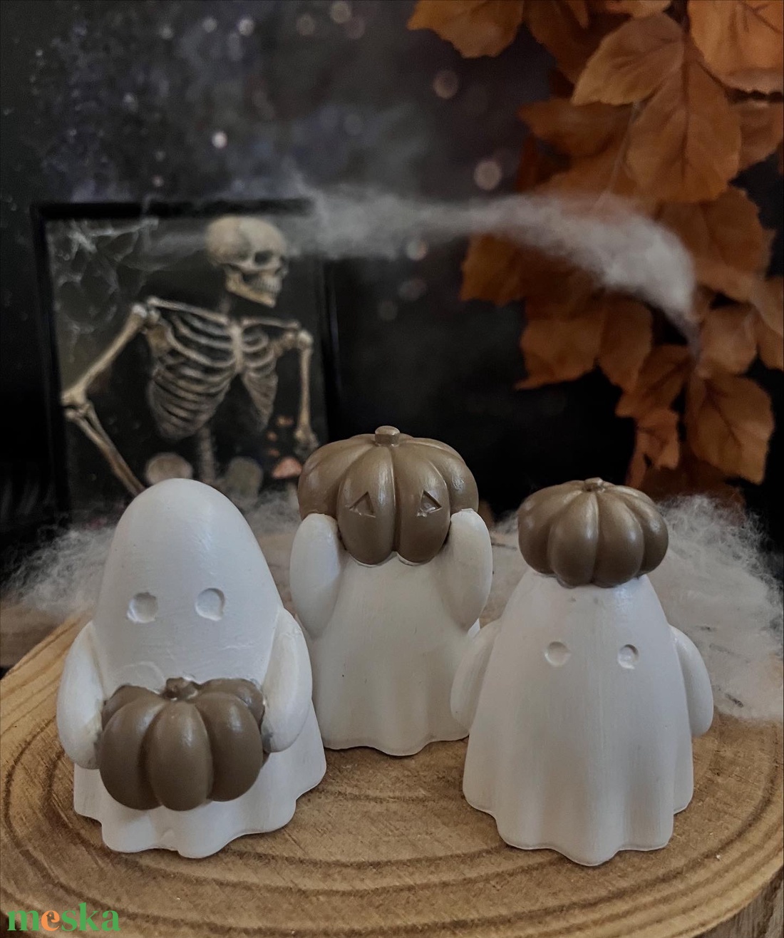 Tökös szellemek - kellékek & szerszámok - díszíthető tárgyak - kerámia - Meska.hu Tökös szellemek - kellékek & szerszámok - díszíthető tárgyak - kerámia - Meska.hu