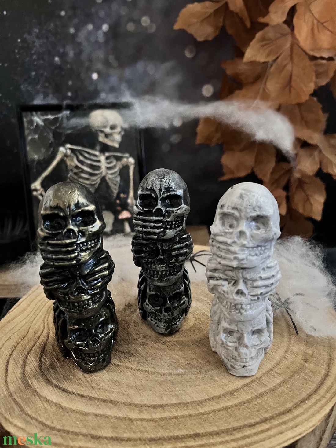 Nem lát, nem hall, nem beszél koponyák - kellékek & szerszámok - díszíthető tárgyak - kerámia - Meska.hu Nem lát, nem hall, nem beszél koponyák - kellékek & szerszámok - díszíthető tárgyak - kerámia - Meska.hu