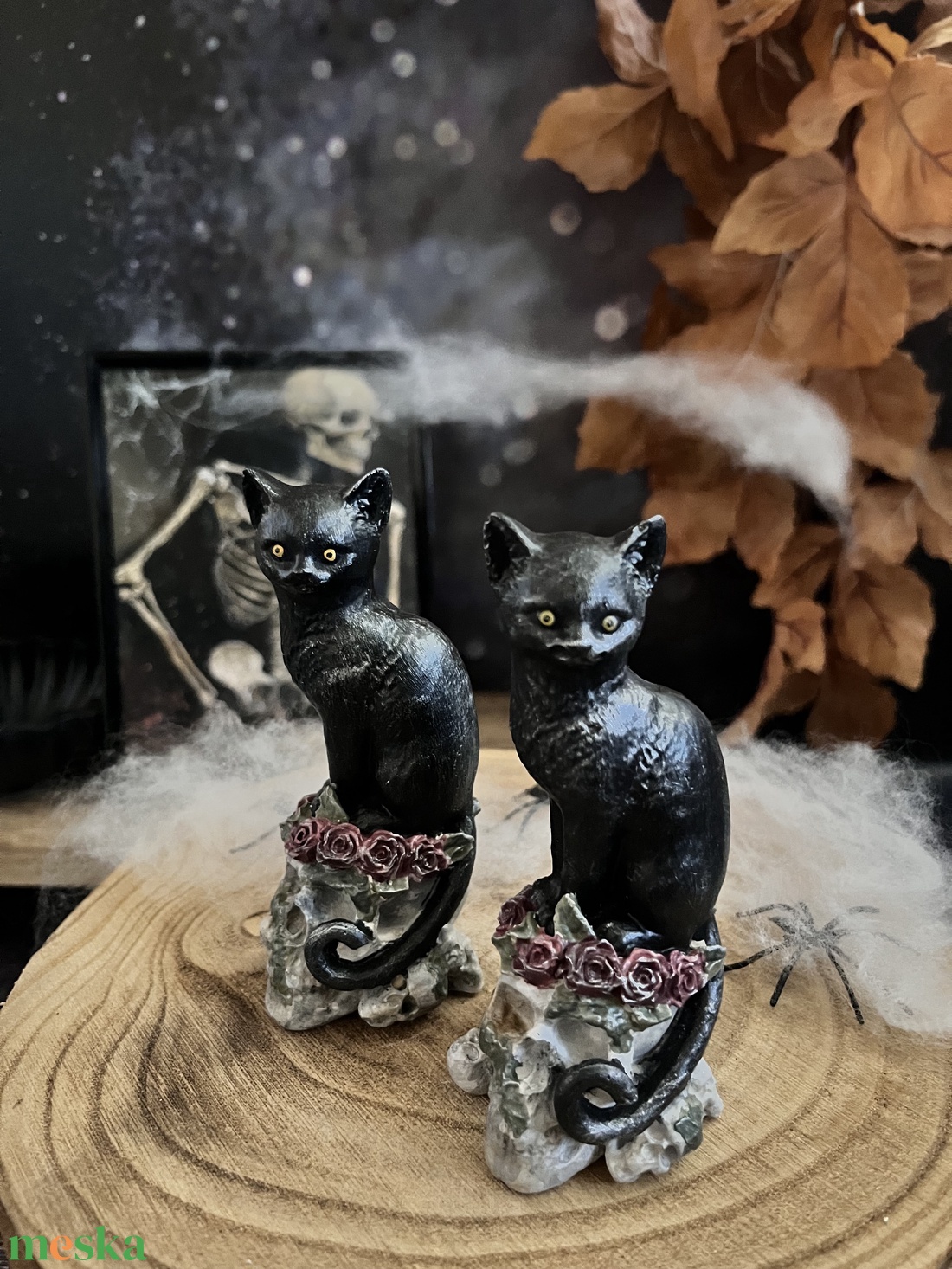 Fekete macska koponyán - kellékek & szerszámok - díszíthető tárgyak - kerámia - Meska.hu Fekete macska koponyán - kellékek & szerszámok - díszíthető tárgyak - kerámia - Meska.hu