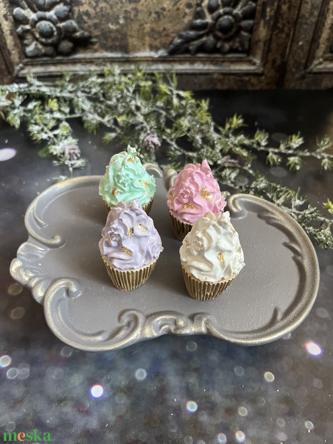 Cupcake - kellékek & szerszámok - díszíthető tárgyak - kerámia - Meska.hu