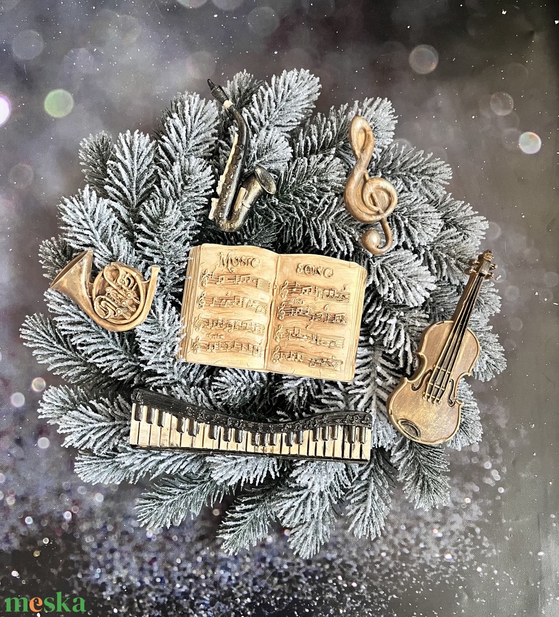 Karácsonyi ének - kellékek & szerszámok - díszíthető tárgyak - kerámia - Meska.hu