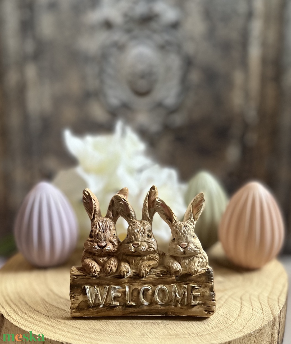 Welcome nyuszik - kellékek & szerszámok - díszíthető tárgyak - kerámia - Meska.hu