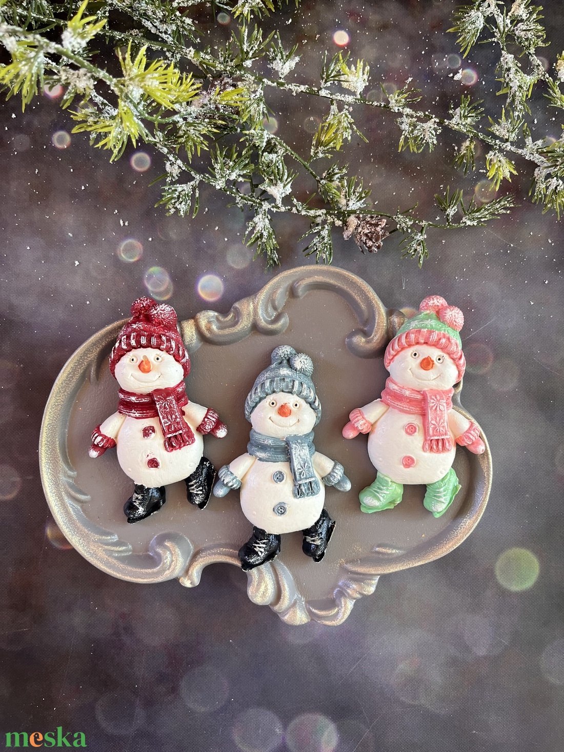 Korizó hóember - kellékek & szerszámok - díszíthető tárgyak - kerámia - Meska.hu