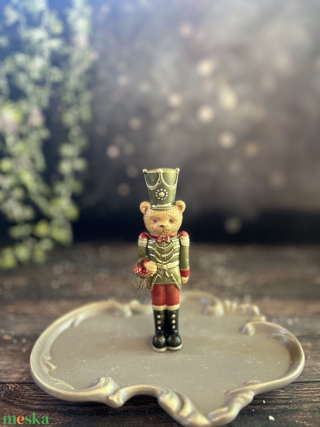 Katona maci-cica-szarvas - kellékek & szerszámok - díszíthető tárgyak - kerámia - Meska.hu