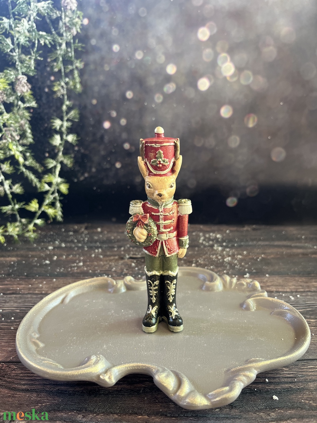Katona maci-cica-szarvas - kellékek & szerszámok - díszíthető tárgyak - kerámia - Meska.hu