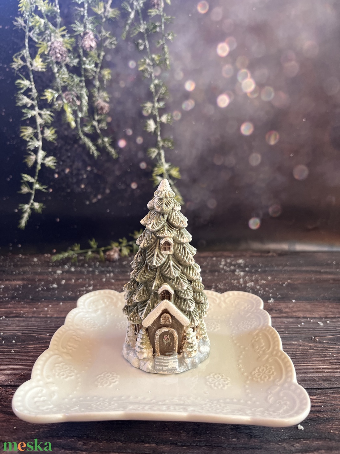Erdei karácsonyfa - kellékek & szerszámok - díszíthető tárgyak - kerámia - Meska.hu