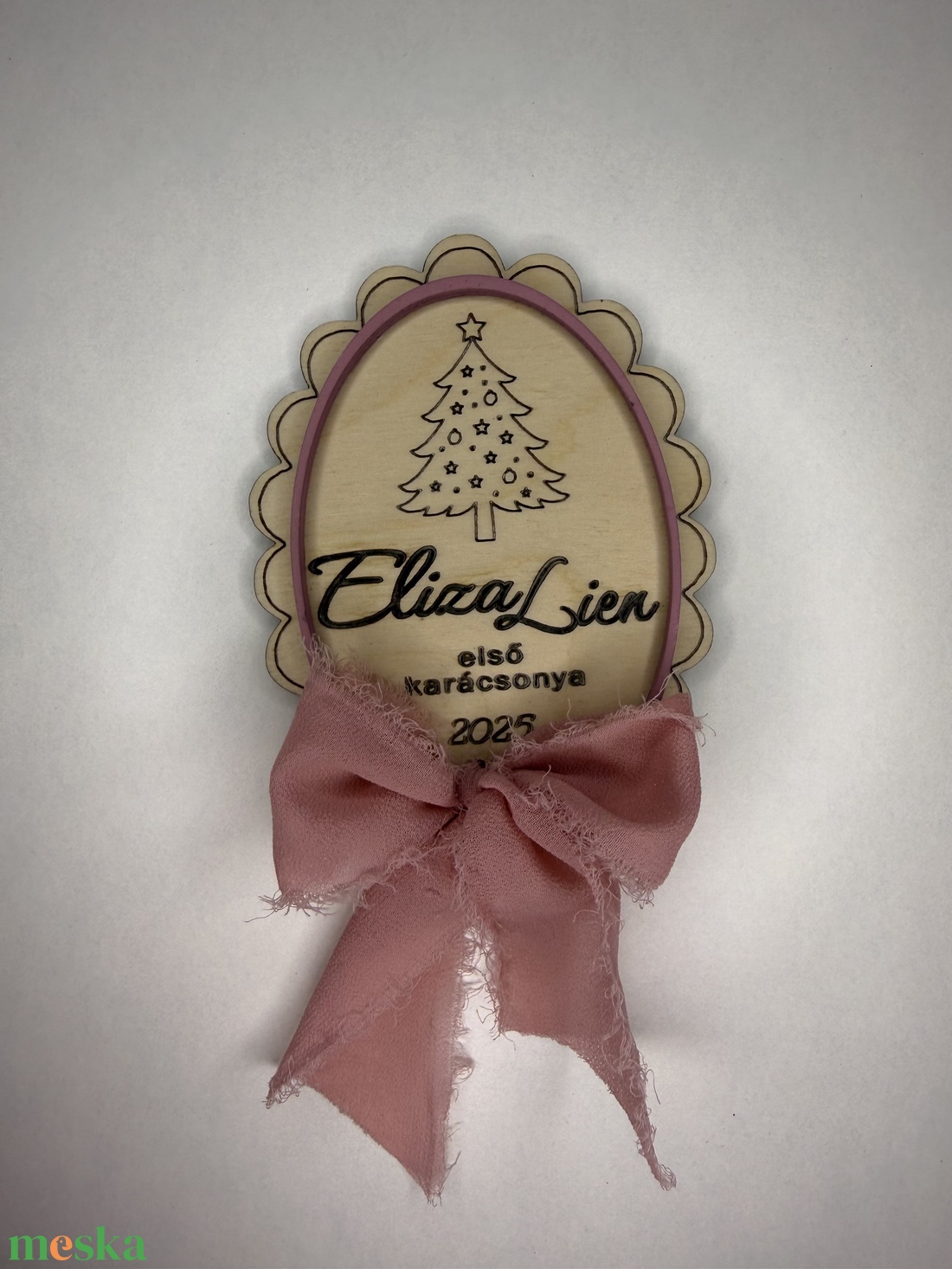 Első karácsony - Babatábla - karácsony - karácsonyi ajándékozás - karácsonyi képeslap, üdvözlőlap, ajándékkísérő - Meska.hu